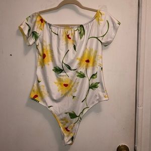 Off the shoulder bodysuit